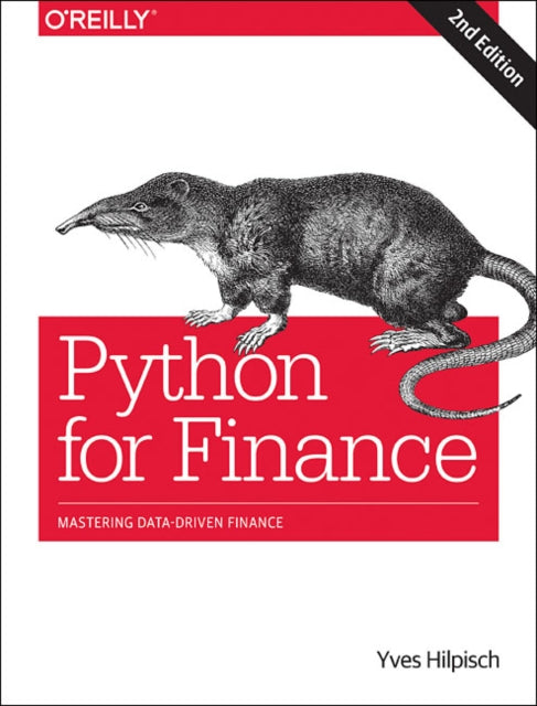 Book cover of: Python for Finance 2e. By: Yves Hilpisch