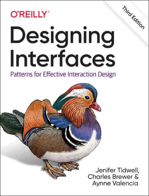 Book cover of: Designing Interfaces. By: Jenifer Tidwell