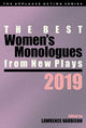 Book cover of: Best Women's Monologues from New Plays, 2019. By: Lawrence Harbison