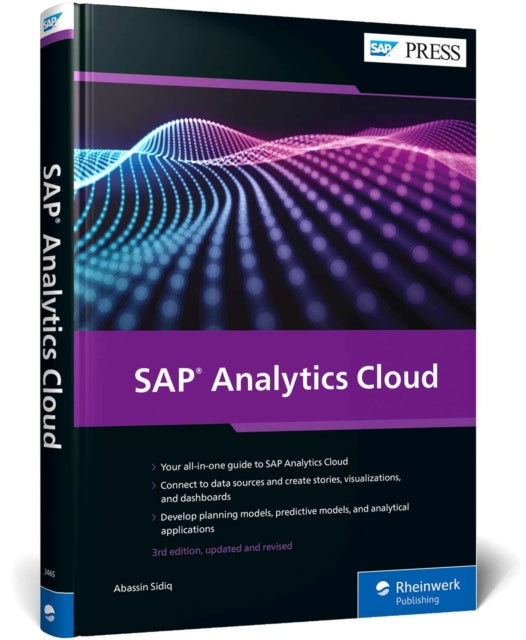 Book cover of: SAP Analytics Cloud. By: Abassin Sidiq