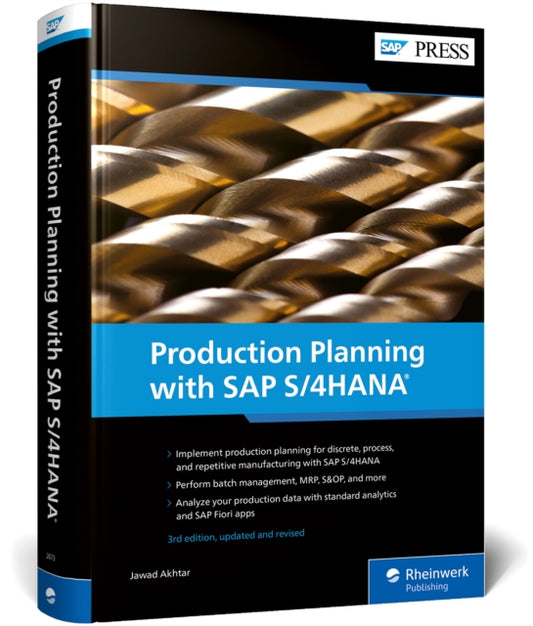 Book cover of: Production Planning with SAP S/4HANA