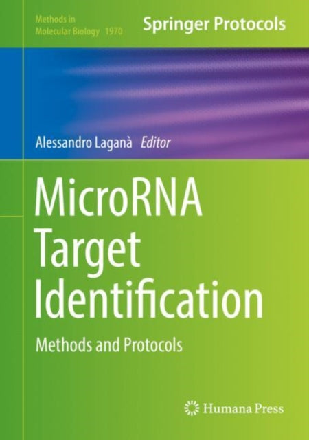 Book cover of: MicroRNA Target Identification. By: Alessandro Laganà