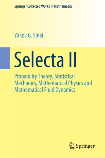 Book cover of: Selecta II. By: Yakov G. Sinai