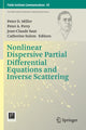 Book cover of: Nonlinear Dispersive Partial Differential Equations and Inverse Scattering. By: Peter D. Miller