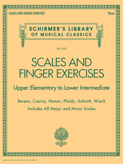 Book cover of: Scales and Finger Exercises