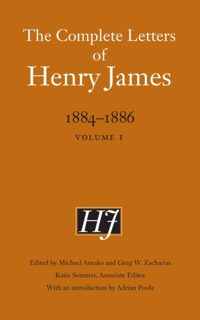 Book cover of: Complete Letters of Henry James, 1884–1886. By: Henry James