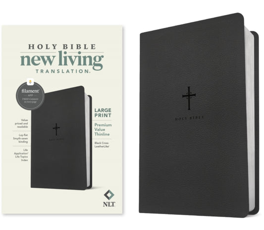 NLT Large Print Premium Value Thinline Bible 9781496484031 Tyndale