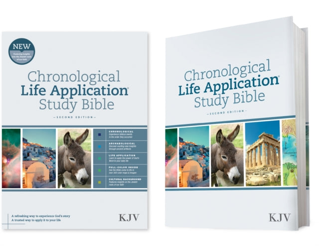 Book cover of: KJV Chronological Life Application Study Bible, 2nd Edition