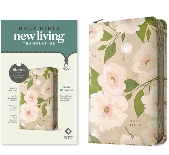 Book cover of: NLT Thinline Reference Zipper Bible, Filament Enabled