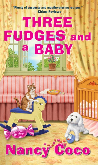 Book cover of: Three Fudges and a Baby. By: Nancy Coco