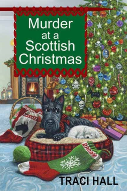 Book cover of: Murder at a Scottish Christmas. By: Traci Hall