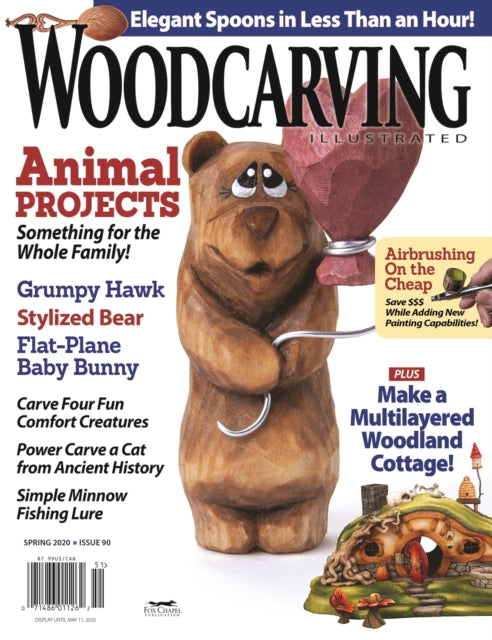 Book cover of: Woodcarving Illustrated Issue 90 Spring 2020