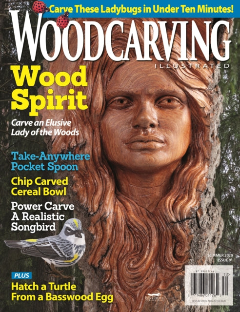 Book cover of: Woodcarving Illustrated Issue 91 Summer 2020