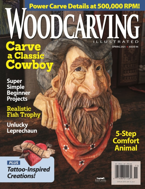 Book cover of: Woodcarving Illustrated Issue 94 Spring 2021