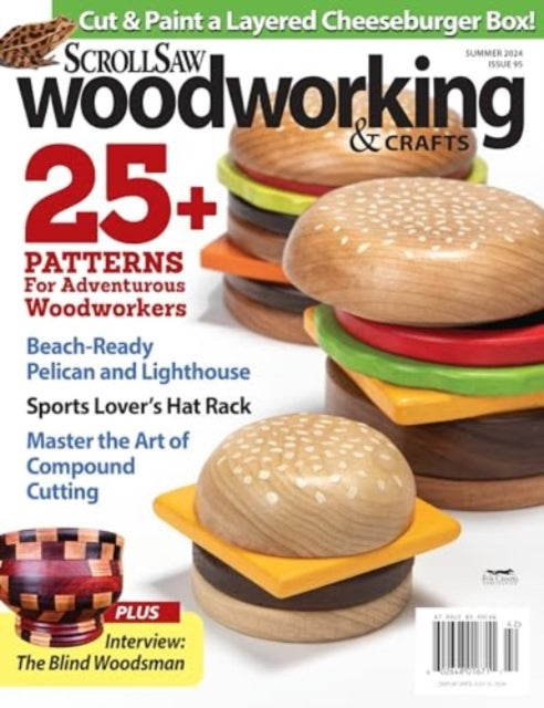 Book cover of: Scroll Saw Woodworking & Crafts Issue 95 Summer 2024