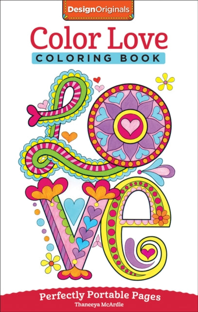 Book cover of: Color Love Coloring Book. By: Thaneeya McArdle