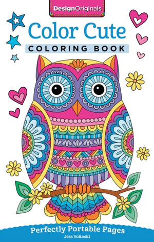 Color Cute Coloring Book, Perfectly Portable Pages