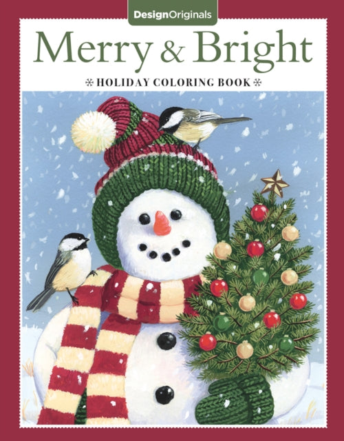 Book cover of: Merry & Bright Holiday Coloring Book. By: Valerie McKeehan