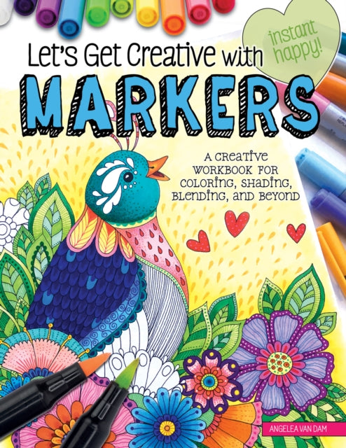 Book cover of: Let's Get Creative with Markers