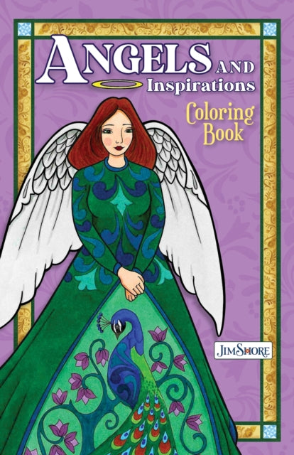 Book cover of: Jim Shore Angels and Inspirations Coloring Book. By: Jim Shore