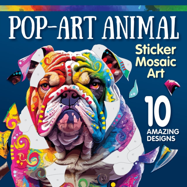 Book cover of: Pop-Art Animal Sticker Mosaic Art