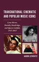 Book cover of: Transnational Cinematic and Popular Music Icons. By: Aaron Lefkovitz