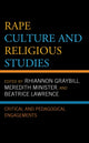 Book cover of: Rape Culture and Religious Studies. By: Rhiannon Graybill