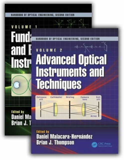 Book cover of: Handbook of Optical Engineering, Second Edition, Two Volume Set. By: Daniel Malacara Hernández