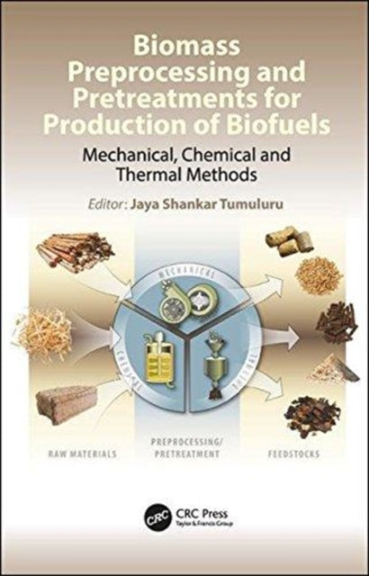 Book cover of: Biomass Preprocessing and Pretreatments for Production of Biofuels. By: Jaya Shankar Tumuluru