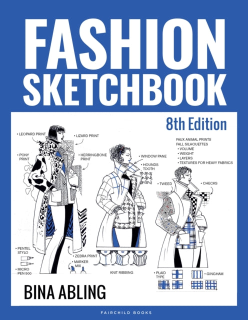 Book cover of: Fashion Sketchbook. By: Bina Abling