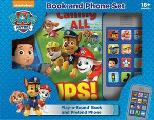 Nickelodeon PAW Patrol: Calling All Pups Book and Phone Sound Book Set