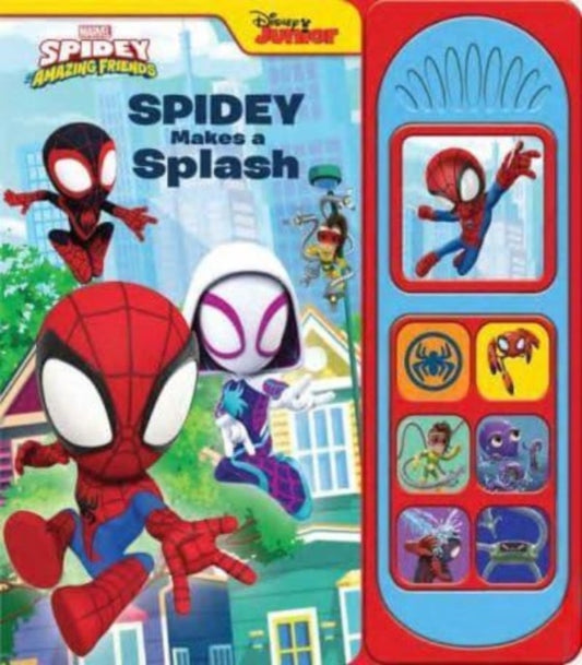 Disney Junior Marvel Spidey Makes A Splash Sound Book 9781503767591 PI Kids