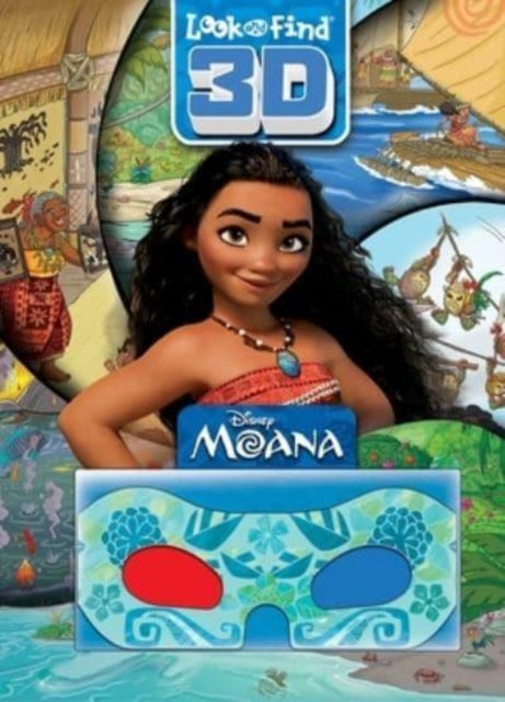 Book cover of: Disney Moana Look And Find 3D. By: PI Kids