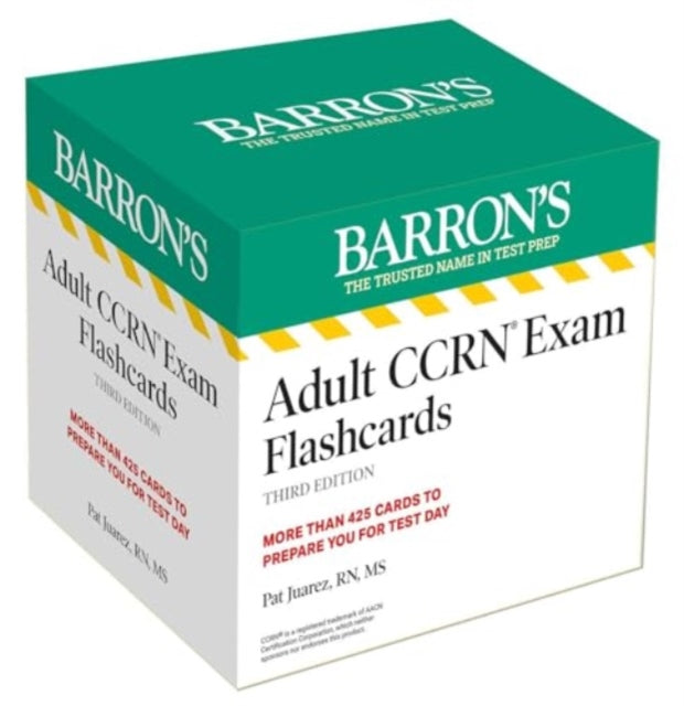 Book cover of: Adult CCRN Exam Flashcards, Third Edition: Up-to-Date Review and Practice + Sorting Ring for Custom Study