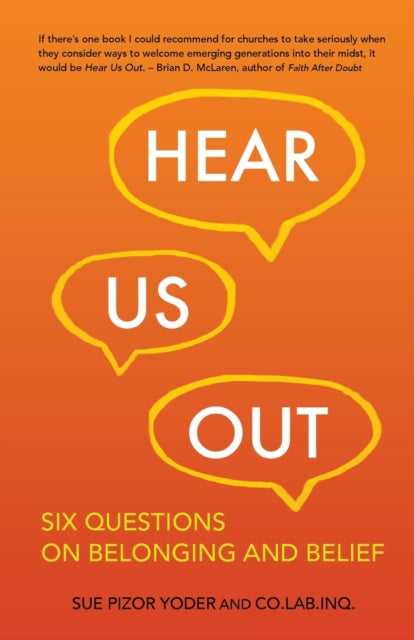 Book cover of: Hear Us Out. By: Sue Pizor Yoder