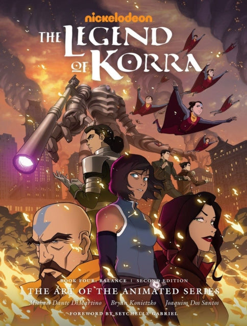Book cover of: Legend of Korra: The Art of the Animated Series - Book 4. By: Michael Dante DiMartino