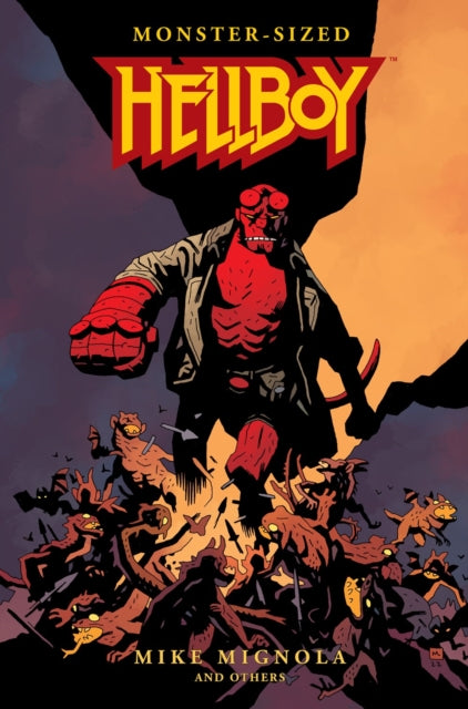 Book cover of: Monster-Sized Hellboy. By: Mike Mignola