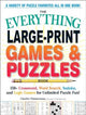 Book cover of: Everything Large-Print Games & Puzzles Book. By: Charles Timmerman