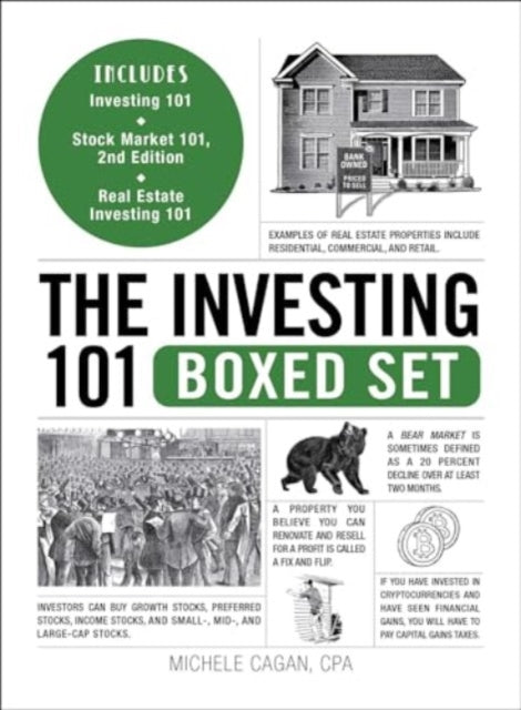 Book cover of: Investing 101 Boxed Set. By: Michele Cagan