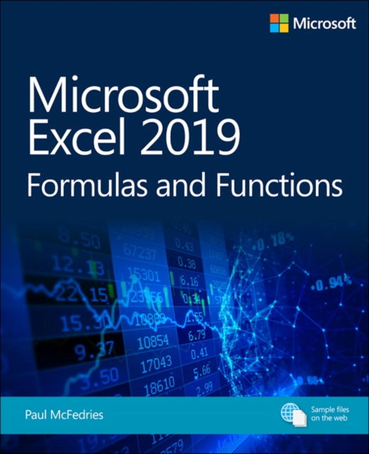 Book cover of: Microsoft Excel 2019 Formulas and Functions. By: Paul McFedries