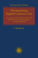 Book cover of: Harmonizing Digital Contract Law. By: Alberto De Franceschi