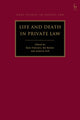 Book cover of: Life and Death in Private Law. By: Kate Falconer