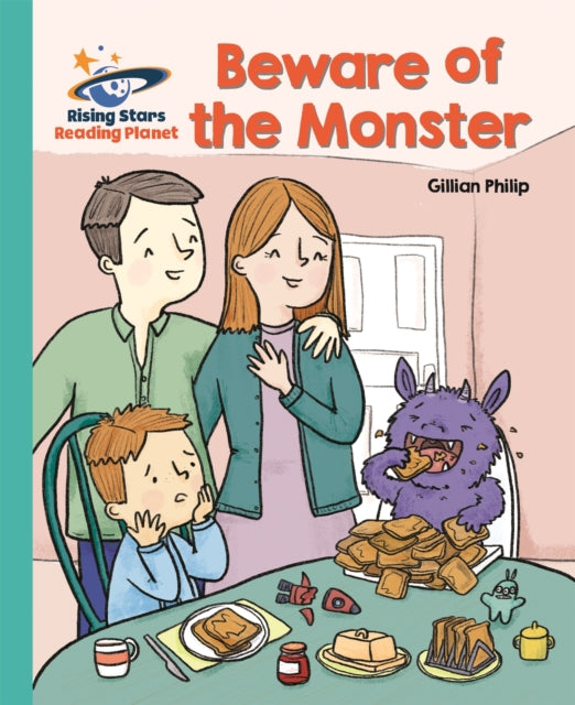 Book cover of: Reading Planet - Beware of the Monster - Turquoise: Galaxy. By: Gillian Phillip