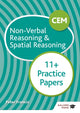 Book cover of: CEM 11+ Non-Verbal Reasoning & Spatial Reasoning Practice Papers. By: Francis, Peter