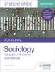 Book cover of: AQA A-level Sociology Student Guide 1: Education with theory and methods. By: Dave O'Leary