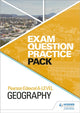 Book cover of: Pearson Edexcel A-level Geography Exam Question Practice Pack. By: Hodder Education