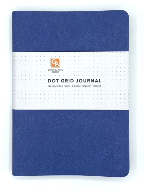 Book cover of: Dot Grid Journal - Sapphire. By: Graphic Arts Books