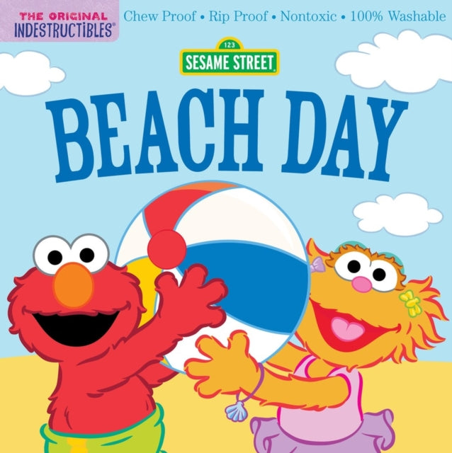 Book cover of: Indestructibles: Sesame Street: Beach Day. By: Amy Pixton