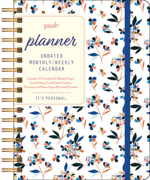 Posh: Perpetual Planner Undated Monthly/Weekly Calendar