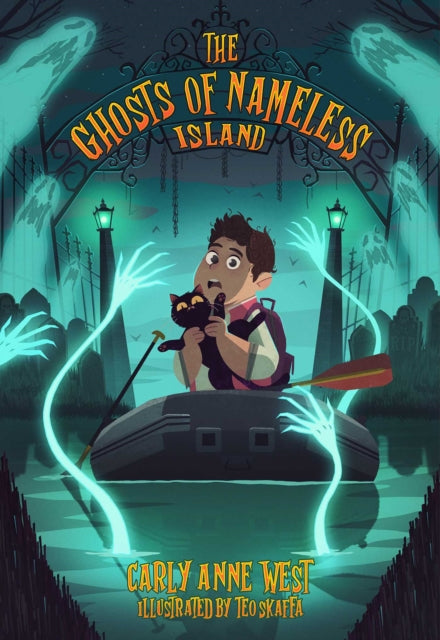 Book cover of: Ghosts of Nameless Island. By: Carly Anne West